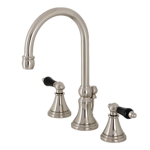 KS2988PKL Duchess Widespread Bathroom Faucet W/ Brass Pop-Up, Nickel